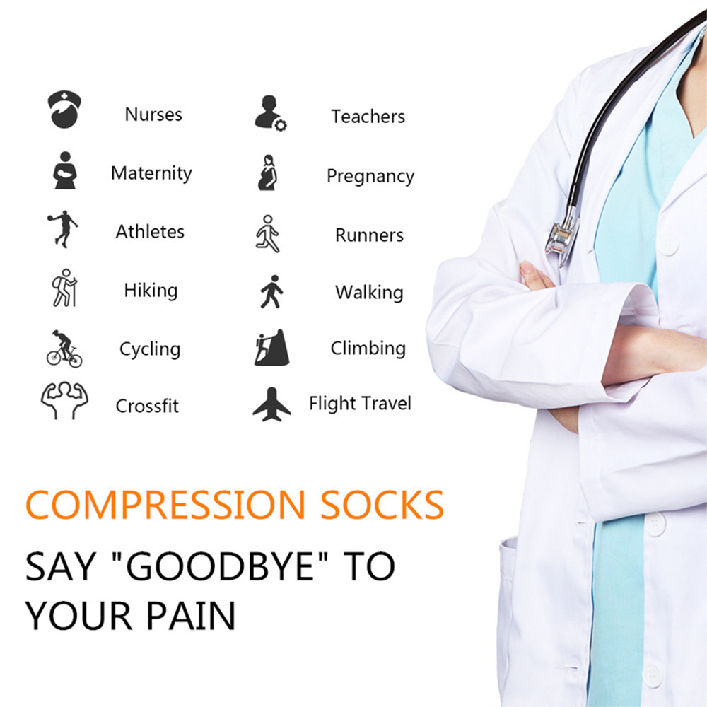 5 Paare/Packung Kompressionsso – Compression Sock Medical Bewertung und Preis