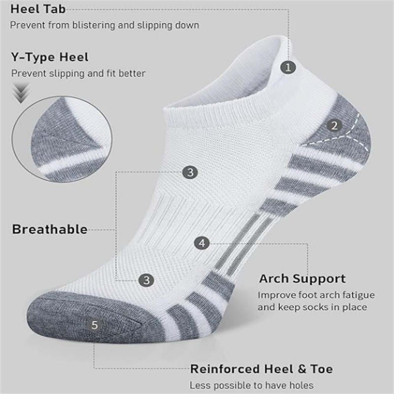 12/24 Paar gepolsterte, atmung – Ankle Sock Low Cut Bewertung und Preis